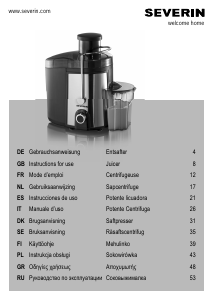 Bruksanvisning Severin ES 3564 Juicepress