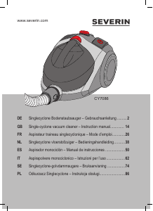 Mode d’emploi Severin CY 7086 Aspirateur