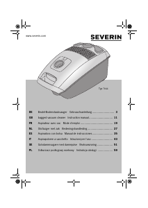 Manual Severin BC 7044 Vacuum Cleaner