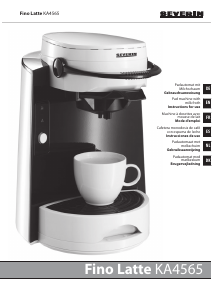 Manual de uso Severin KA 4565 Máquina de café