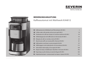 Manual Severin KA 4812 Coffee Machine