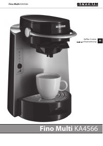 Manual Severin KA 4566 Coffee Machine