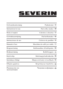 Bruksanvisning Severin KA 5160 Kaffebryggare