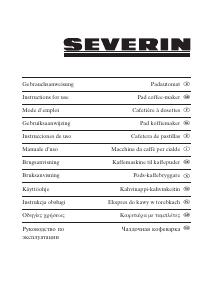 Manual de uso Severin KA 5155 Máquina de café