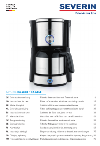 Manual Severin KA 4840 Coffee Machine