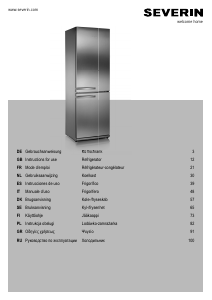 Manual de uso Severin KS 9782 Frigorífico combinado