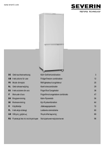 Manual Severin KS 9780 Fridge-Freezer