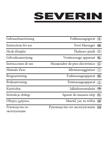 Käyttöohje Severin FM 7634 Jalkakylpy