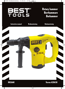Bruksanvisning Best Tools RH26AK Borrhammare