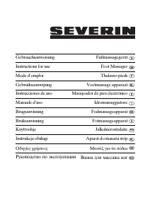 Käyttöohje Severin FM 7632 Jalkakylpy