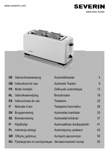 Manual Severin AT 2231 Toaster