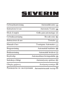 Manual de uso Severin AT 2548 Tostador