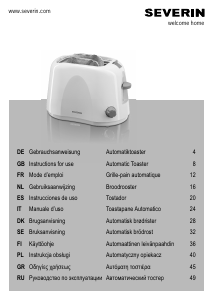 Manual Severin AT 2584 Toaster