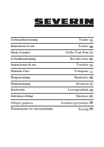 Manuale Severin AT 2510 Tostapane