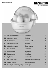 Manual Severin EK 3053 Egg Cooker