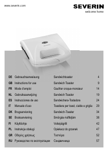 Bedienungsanleitung Severin SA 2966 Kontaktgrill