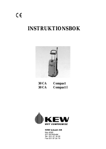 Bruksanvisning KEW 30 CA Compact Högtryckstvätt