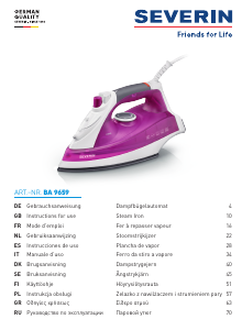 Bedienungsanleitung Severin BA 9659 Bügeleisen