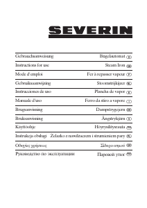 Brugsanvisning Severin BA 3259 Strygejern