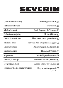 Mode d’emploi Severin BA 3233 Fer à repasser