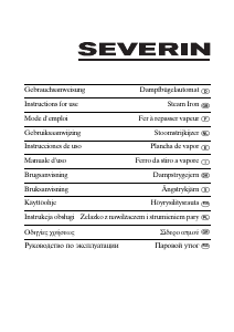 Brugsanvisning Severin BA 3245 Strygejern