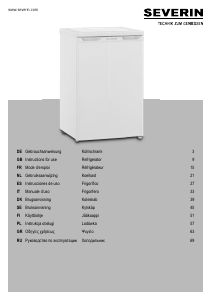 Manual de uso Severin KS 9835 Refrigerador