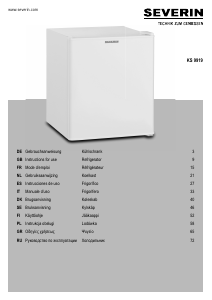 Instrukcja Severin KS 9919 Lodówka