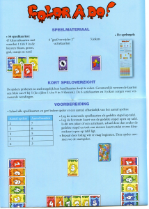 Handleiding 999 Games Color A Do