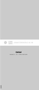 Manual Consul CCZ12DB Ar condicionado