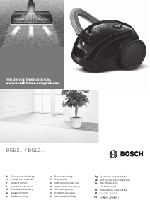 Manuale Bosch BGB2UCARP Aspirapolvere