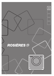 Manual Rosières RILS 14853-S Washer-Dryer