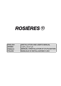Mode d’emploi Rosières RHC 940/1 IN Hotte aspirante
