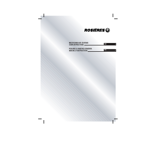 Handleiding Rosières RMG 200 MRB Magnetron