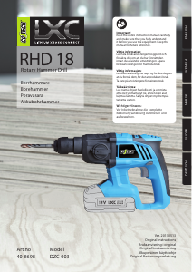Bedienungsanleitung Cotech RHD 18 Bohrhammer