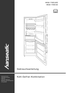 Manual Hanseatic HKGK17455A2I Fridge-Freezer