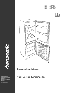 Manual Hanseatic HKGK16155A2W Fridge-Freezer
