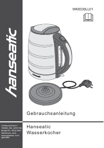 Manual Hanseatic WK8330LL01 Kettle