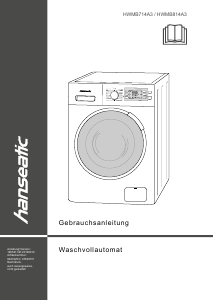 Manual Hanseatic HWMB 814 A3 Washing Machine