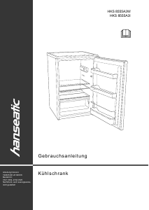 Handleiding Hanseatic HKS8555A3W Koelkast