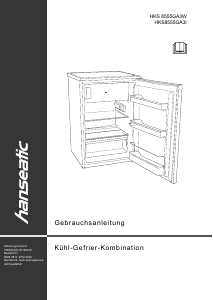 Manual Hanseatic HKS8555GA3W Refrigerator