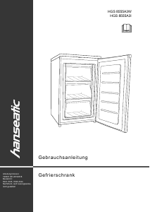 Bedienungsanleitung Hanseatic HGS8555A3I Gefrierschrank