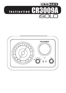 Manual Crosley CR3009A iSolo Radio