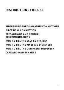 Manual Whirlpool ADP 6510 WH Dishwasher