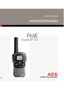 Manuale AEG Voxtel R110 Ricetrasmittente