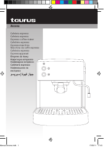 Manual de uso Taurus Ancona Máquina de café