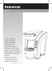 Manual de uso Taurus Arezzo Máquina de café