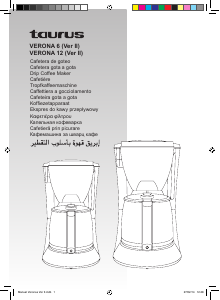 Manual de uso Taurus Verona 12 Máquina de café