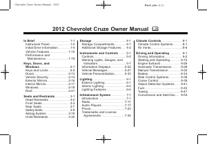 Manual Chevrolet Cruze (2012)