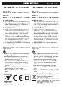 Brugsanvisning Biltema GG25 Limpistol