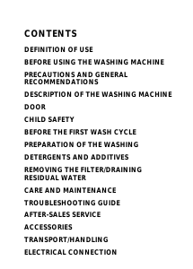 Manual Whirlpool Universe 1400 Washing Machine